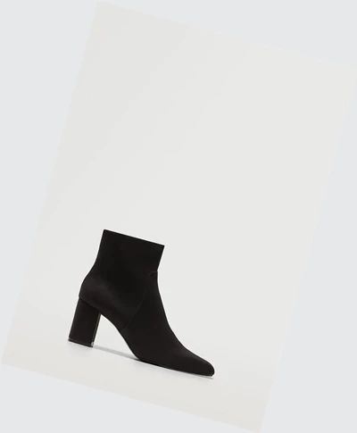 Clenkove Cizmy Mango Pointed Heel Damske Čierne | SK859719