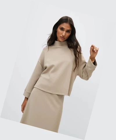 Mikiny Mango Oversize Damske Hnede | SK862692