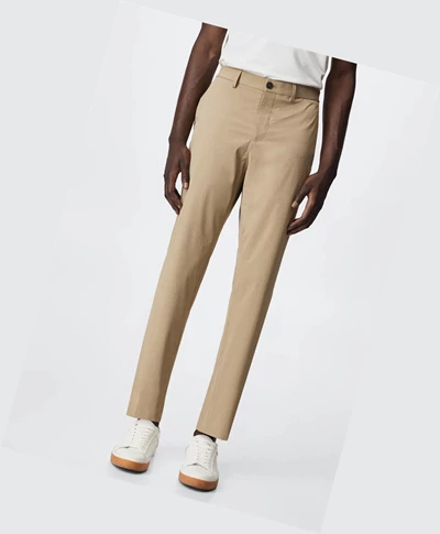 Oblek Nohavice Mango Slim Fit Stretch Panske Hnede | SK862214